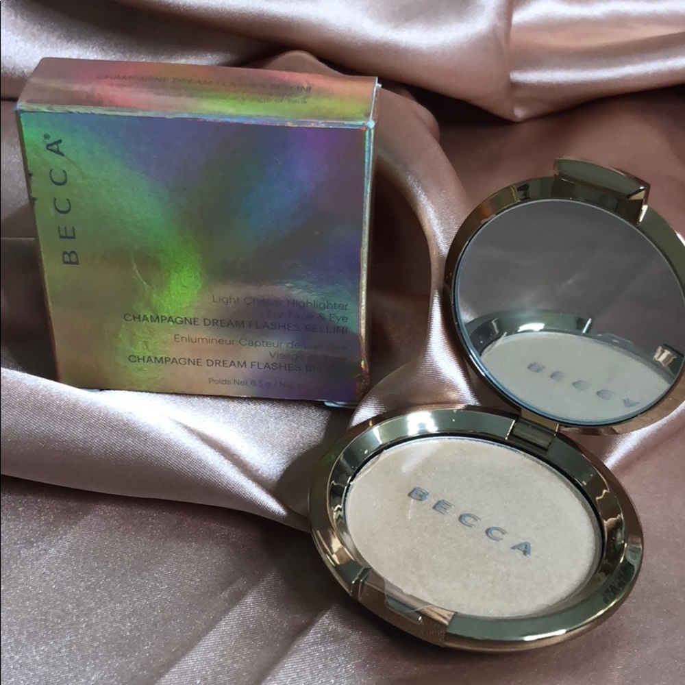 Becca champagne dream highlight for face and eyes